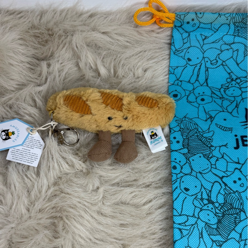 Jellycat Amuseable Bagget Bag Charm